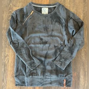 Women’s NWT Ampersand pullover sweatshirt with rose gold side zip